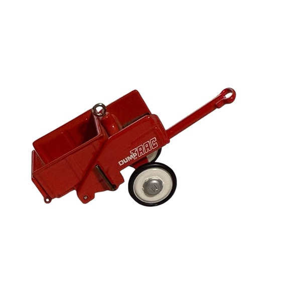 Hallmark 1955 Murray Tractor and Trailer Ornament Die Cast Red Tractor - Picture 11 of 16